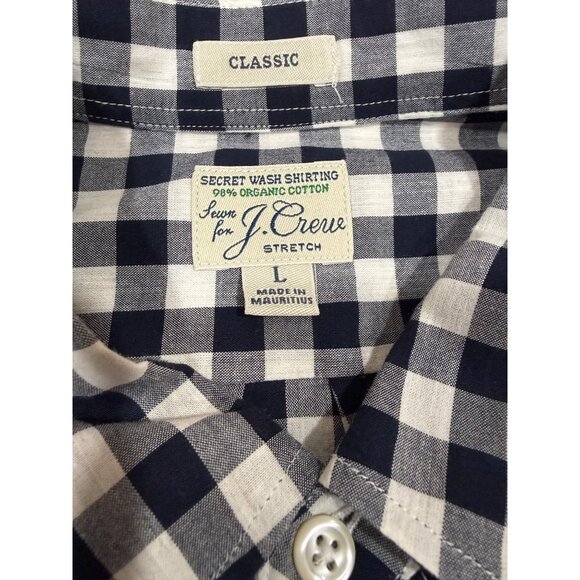 J.Crew Classic Secret Wash Shirting shirt size L - Picture 3 of 3